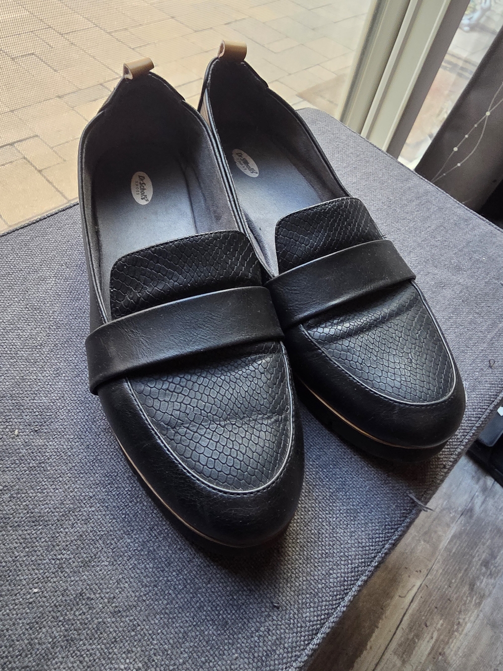 Women's Black Slip-On Loafers - Classic Casual Comfort